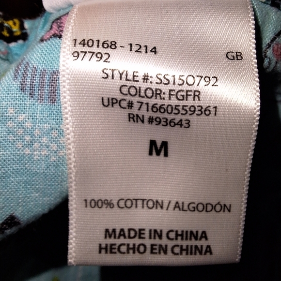 A set of ScrubStar scrubs in a medium. They feature a frog print all over. - Picture 3 of 5